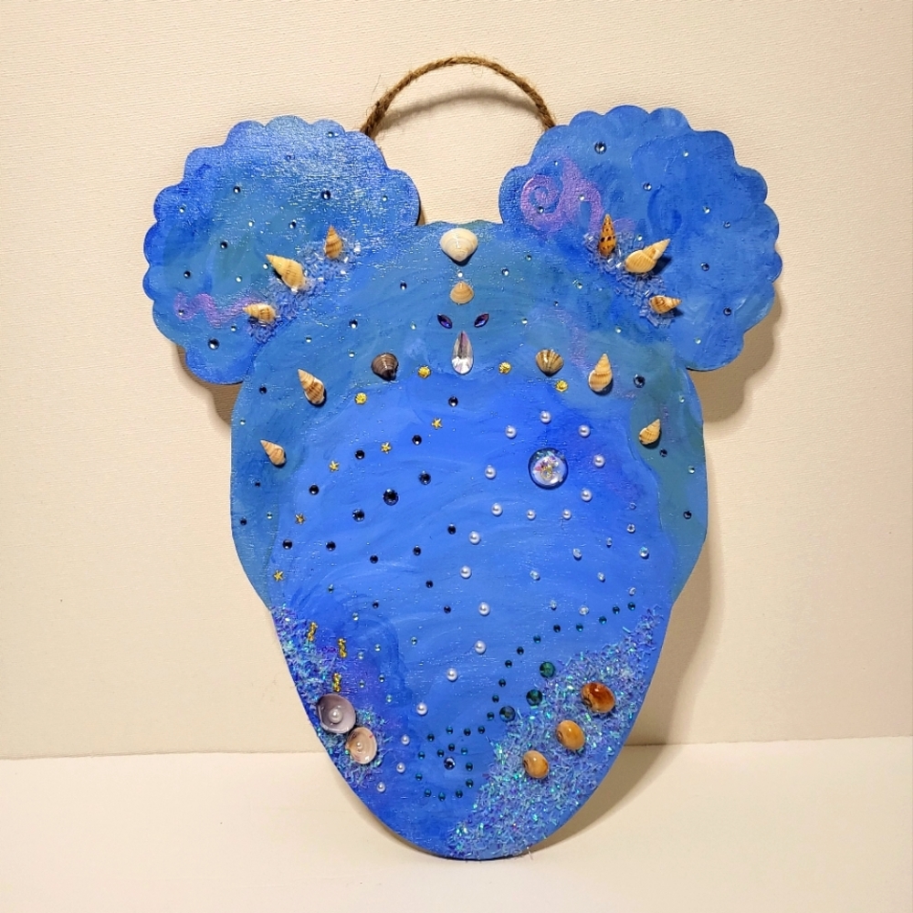 Sea Princess Hand Painted Wall Hanging